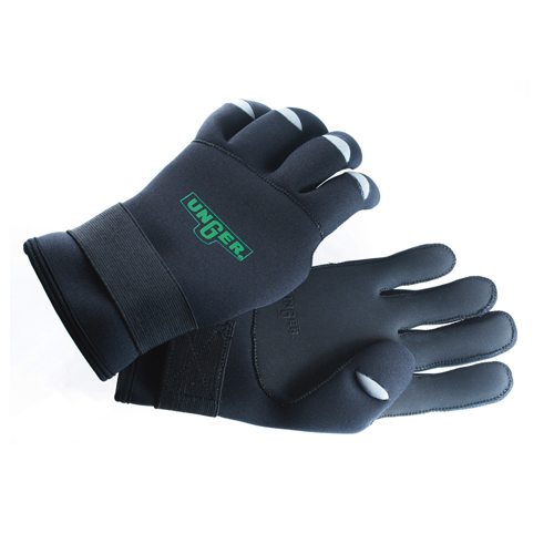 Handschoen ErgoTec neopreen, niet gepoederd, maat XL, zwart product foto Front View L