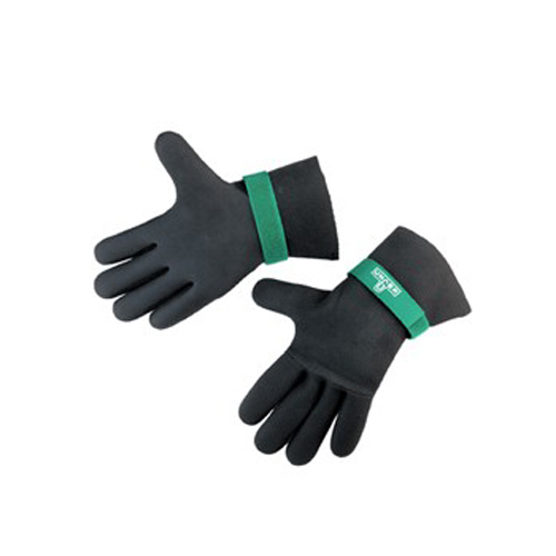 Handschoen neopreen, niet gepoederd, maat S, zwart product foto Front View L