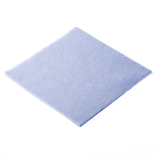 Non-woven werkdoek light blauw, 37 x 37 cm product foto Front View L