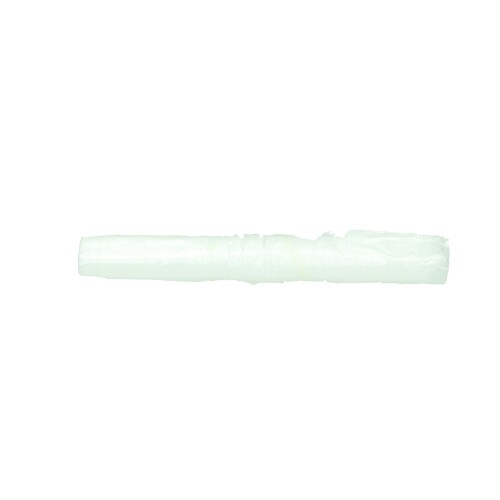 Plastic zak HDPE 44 x 46 cm, 7µ, transparant, 14 l product foto Front View L