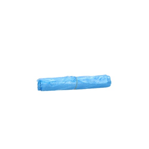 Plastic zak HDPE 50 x 55 cm, 10µ, blauw, 20 l product foto Front View L