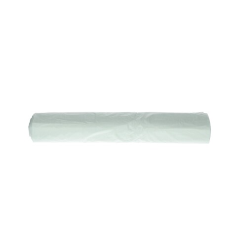 Plastic zak HDPE 58 x 100 cm, 25µ, wit, 70 l product foto Front View L