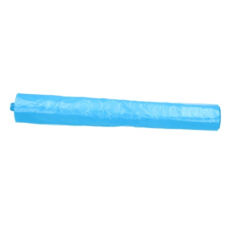 Plastic zak HDPE 60 x 90 cm, 15µ, blauw, 60 l product foto Front View L