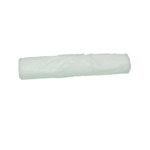 Plastic zak HDPE 80 x 110 cm, 30µ, transparant, 130 l product foto Front View L
