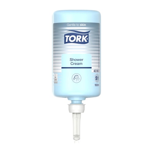 Tork Premium Shower Cream (S1 EU ECO)  6 x 1l product foto Front View L