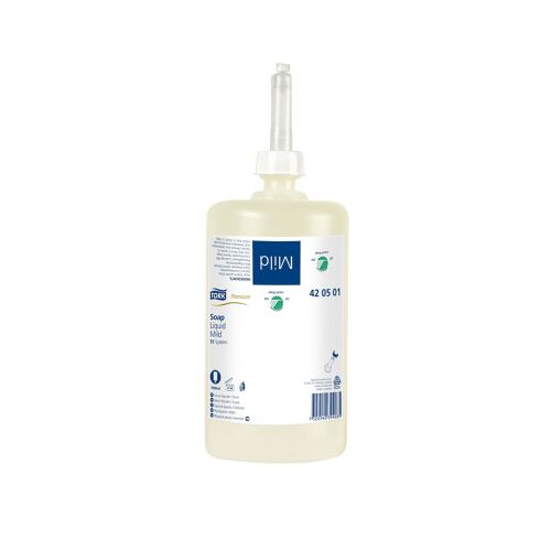 Tork Premium Soap Liquid Mildly Scented (S1 EU ECO) 6 x 1l product foto Front View L