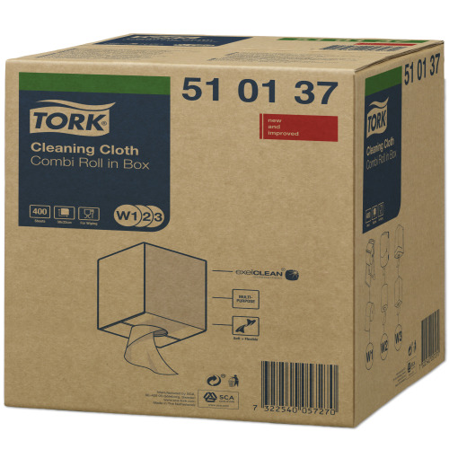 Tork Premium Cleaning Cloth510 Combi Roll (W1/W2/W3) product foto Image2 L