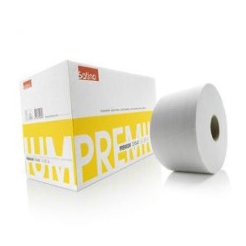 Toiletpapier systeemrol met dop 2-laags, 100 m product foto Front View L