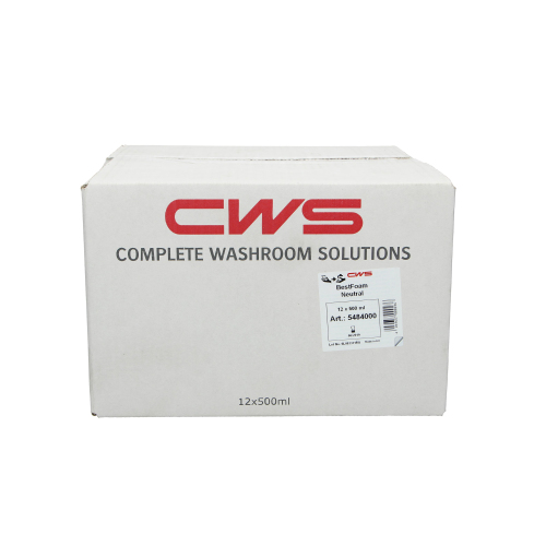 CWS Zeepschuim Neutral 12 x 500 ml product foto Front View L