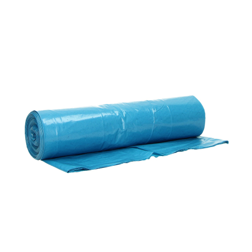 Plastic zak LDPE 115 x 140 cm, 60µ, blauw, 188 l product foto Front View L