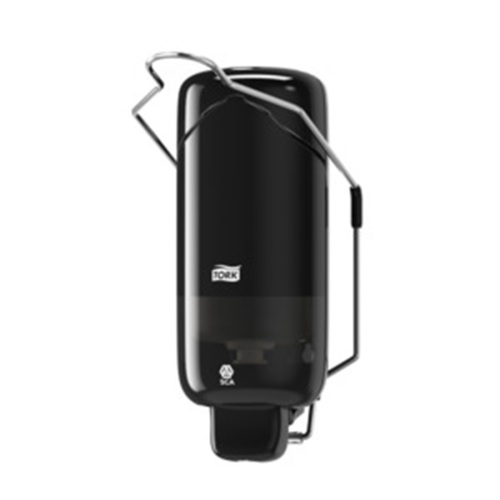 Tork Dispenser Soap Liquid with arm lever Black (S1) product foto Front View L