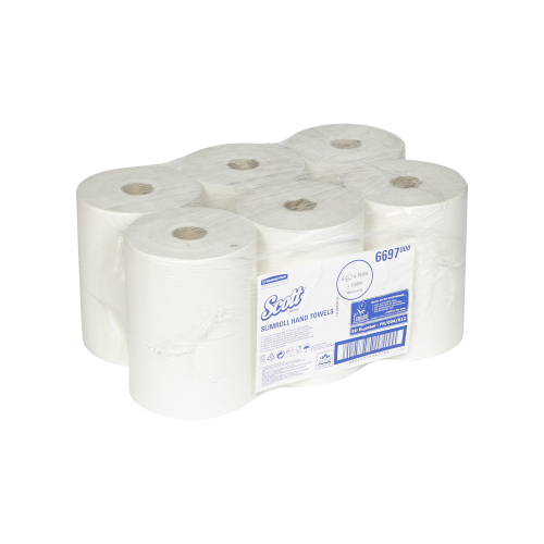 Kimberly Clark Scott Slimroll handdoekrol XL - wit product foto Image2 L