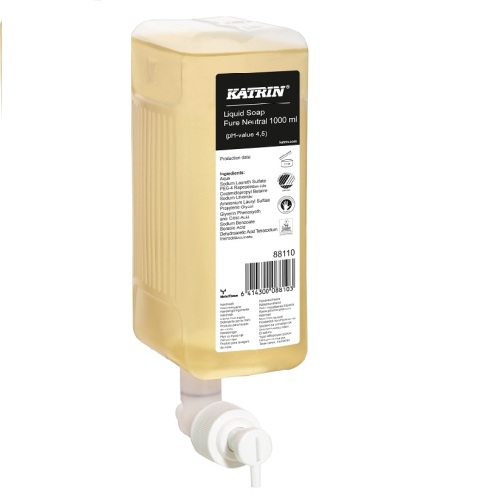 Katrin handzeep Pure Neutral 6 x 1l product foto Front View L