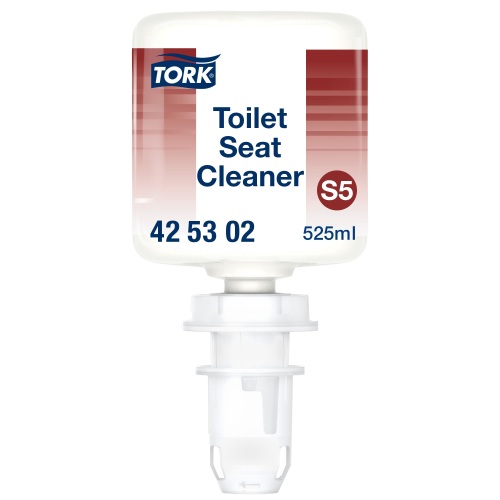 Tork Mini Toiletbril Reiniger (S5), 8 x 525 ml product foto Front View L