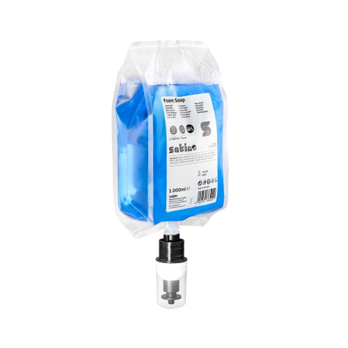 Satino schuimzeep 6 x 1000 ml (SF1) product foto Front View L