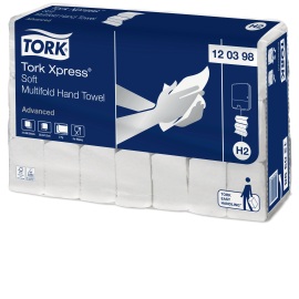 Tork Xpress® Zachte Multifold Handdoek (H2 EU Eco) product foto