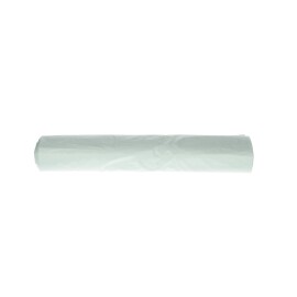 Plastic zak HDPE 58 x 100 cm, 25µ, wit, 70 l product foto