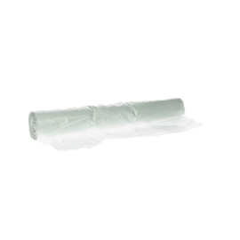 Plastic zak HDPE 60 x 63 cm, 8µ, transparant, 24 l product foto