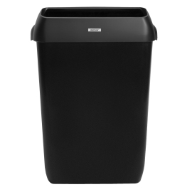 Katrin afvalbak met deksel 50 l, zwart product foto