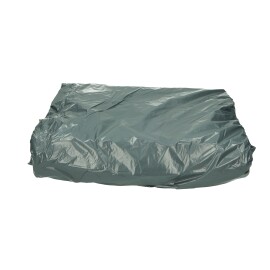 Plastic zak HDPE 90 x 110 cm, 21 µ, grijs, 148 l product foto