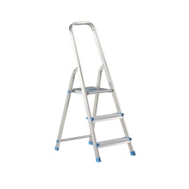 Aluminium stepladder 3 treden inclusief plateau product foto