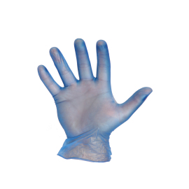 Wegwerphandschoen nitril, niet gepoederd, maat S, blauw product foto