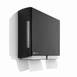Satino Black Dispenser voor gevouwen toiletpapier - double product foto