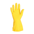 Huishoudhandschoen latex, maat S, geel product foto