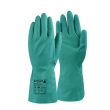 Huishoudhandschoen nitril, anti-allergie, maat S, groen product foto