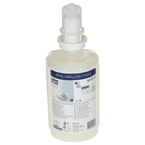 Tork Premium Sensitive Foam Soap Non-Perfumed (S4 EU ECO) 6 x 1l photo du produit Front View L