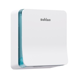 Satino Hyginity Distributeur pour essuie-mains pli&eacute;s S (PT3) blanc photo du produit