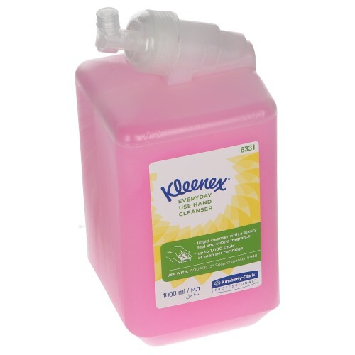 Kimberly Clark Kleenex Handreiniger roze geparfumeerd (KCS1) 6 x 1 l product foto Front View L
