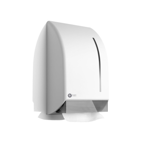 BlackSatino Handdoekdispenser - wit product foto Front View L