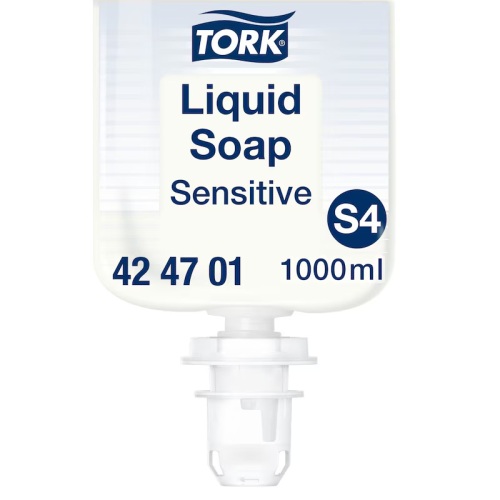 Tork Sensitive vloeibare zeep 6x1L (S4) product foto Front View L